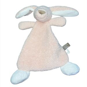 Demdaco Pink Bunny Rabbit Lovey Baby Security Blanket